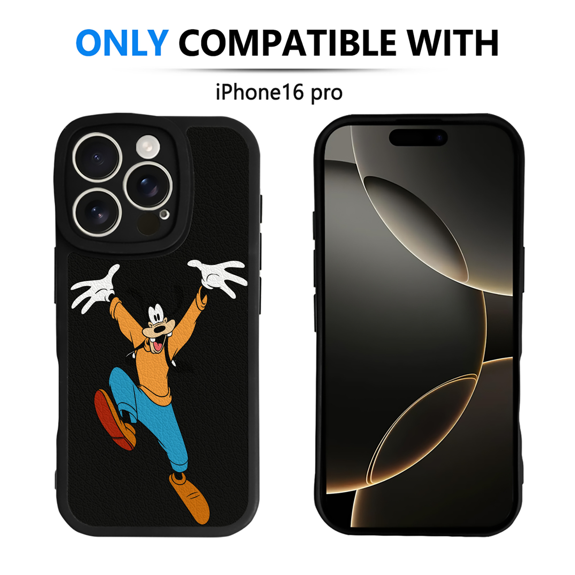 （画像用） ミッキーマウス Mickey Mouse 【iPhone 16シリーズ対応】シリコンスマホケース（レザー調） 材質：シリコン